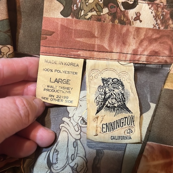 🚢 Rare Vintage VTG 70's Kennington Large -Snow White and the Seven Dwarfs shirt - Picture 11 of 15